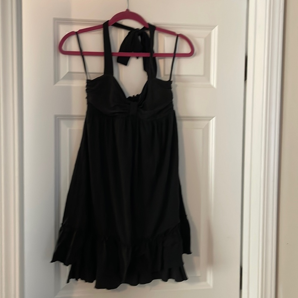 Nordstrom, Johnny Martin, black halter dress, size small